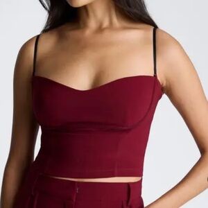 Kenneth Cole: Bustier Camisole Wineberry